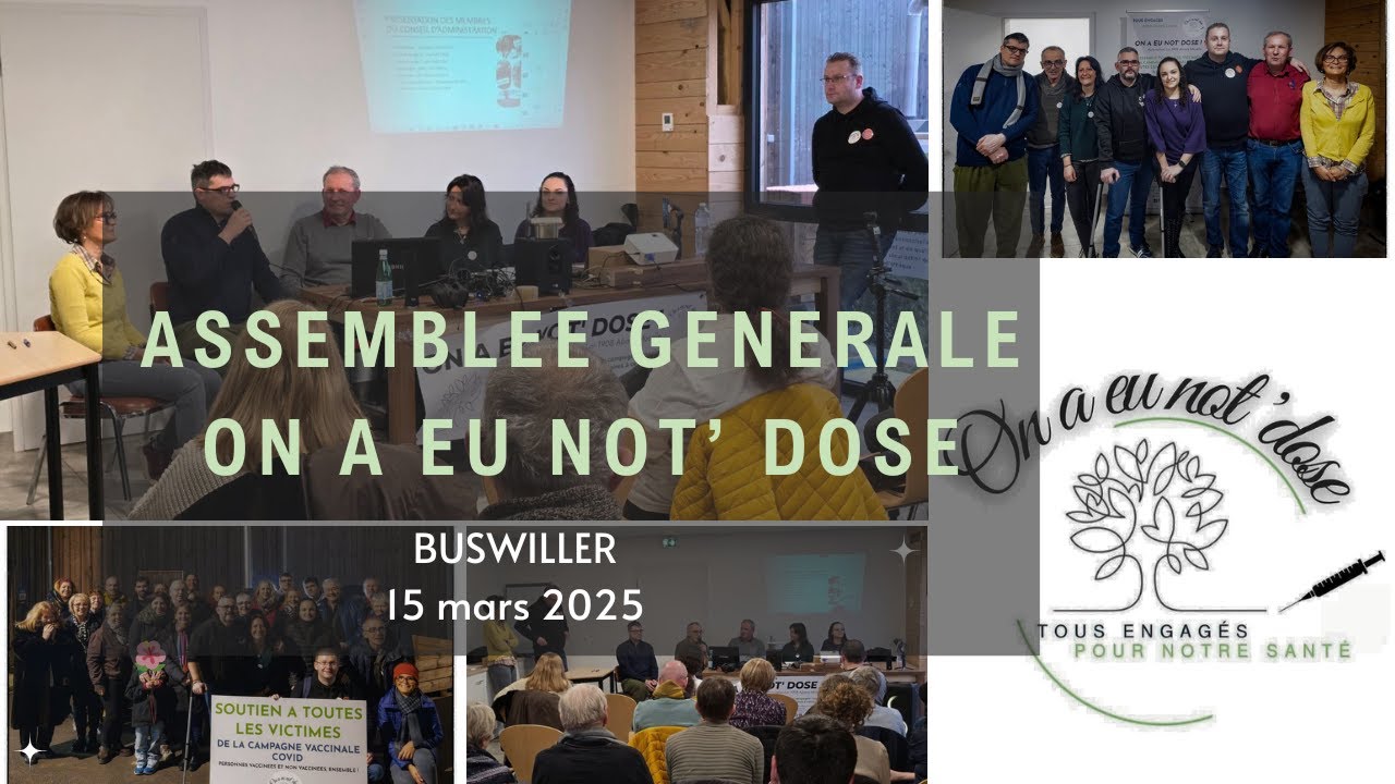 Vidéo de l'assemblée générale du 15 mars 2025