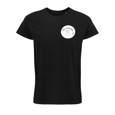 T-shirt noir recto / verso On a eu not' dose